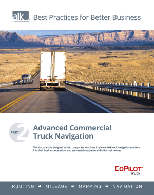 Best Practises Part 2: Advanced Commercial Truck Navigation