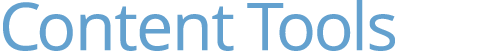 ALK Content Tools